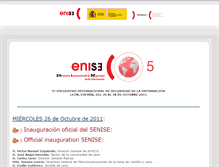 Tablet Screenshot of 5enise.webcastlive.es